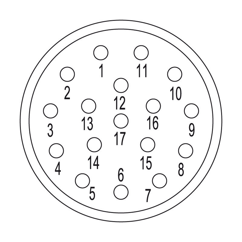 Weidmuller Contact Insert (circular connector), plug-in connector, socket connect