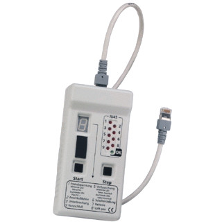 Weidmuller Continuity tester for cable supply: 9V battery