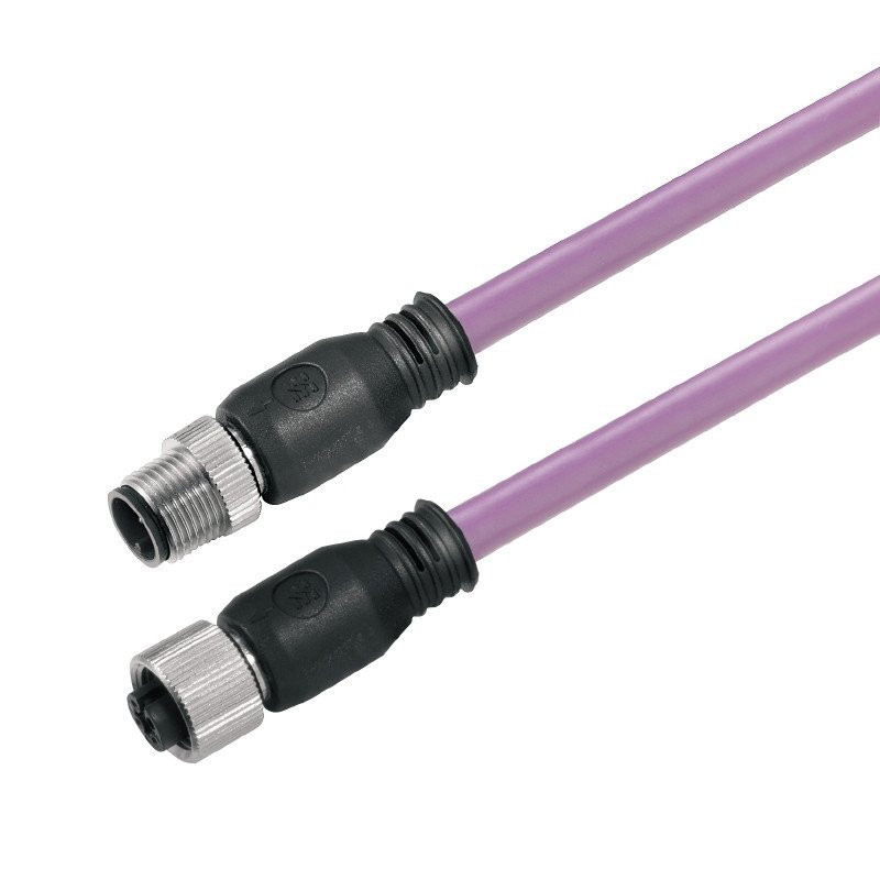 Weidmuller Copper data cable (assembled) connecting line M12 / M12 2 3 M pin