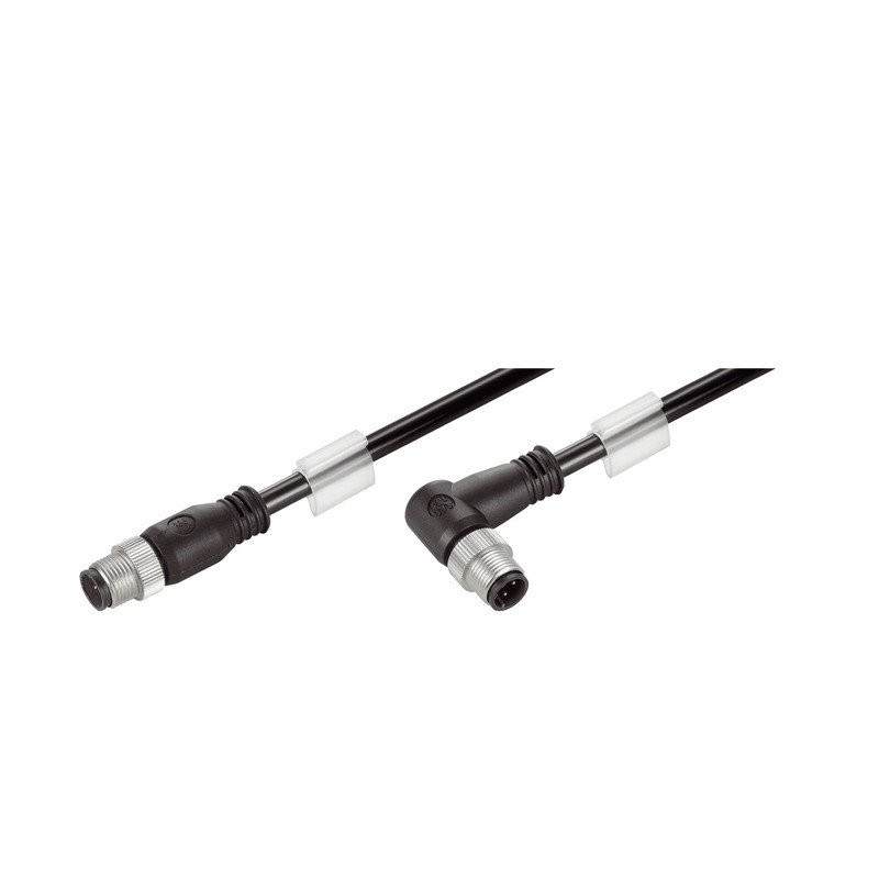 Weidmuller Copper data cable (assembled) M12 / M12 4 halogen: halogen-free ac