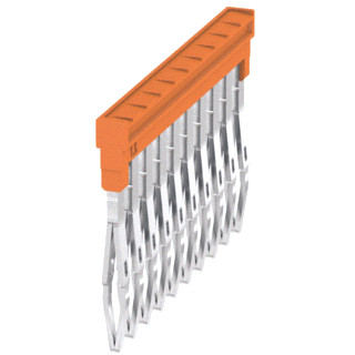 Weidmuller Cross-connector (terminal) plugged no.of poles: 1 pitch in MM: 3.