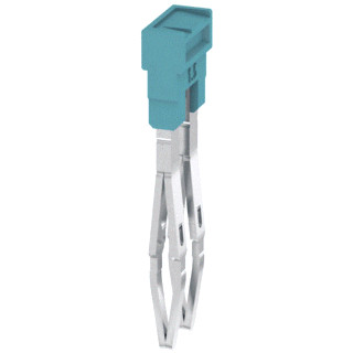 Weidmuller Cross-connector (terminal) plugged no.of poles: 2 pitch in MM: 3. Weidmuller Cross-connector (terminal) plugged no.of poles: 2 pitch in MM: 3.