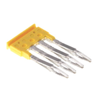 Weidmuller Cross-connector (terminal) plugged no.of poles: 4 pitch in MM: 3.