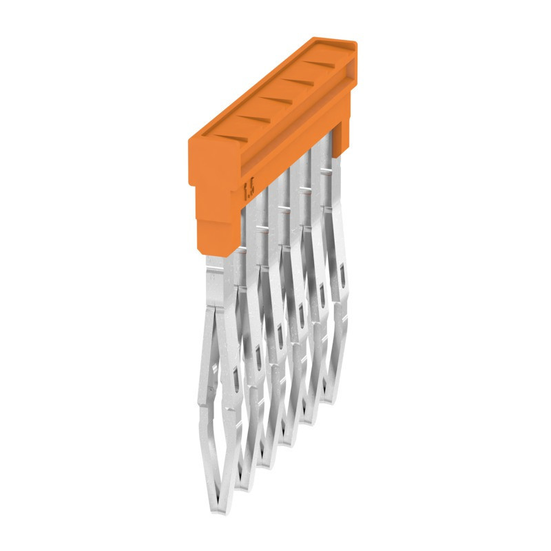 Weidmuller Cross-connector (terminal) plugged no.of poles: 6 pitch in MM: 3.