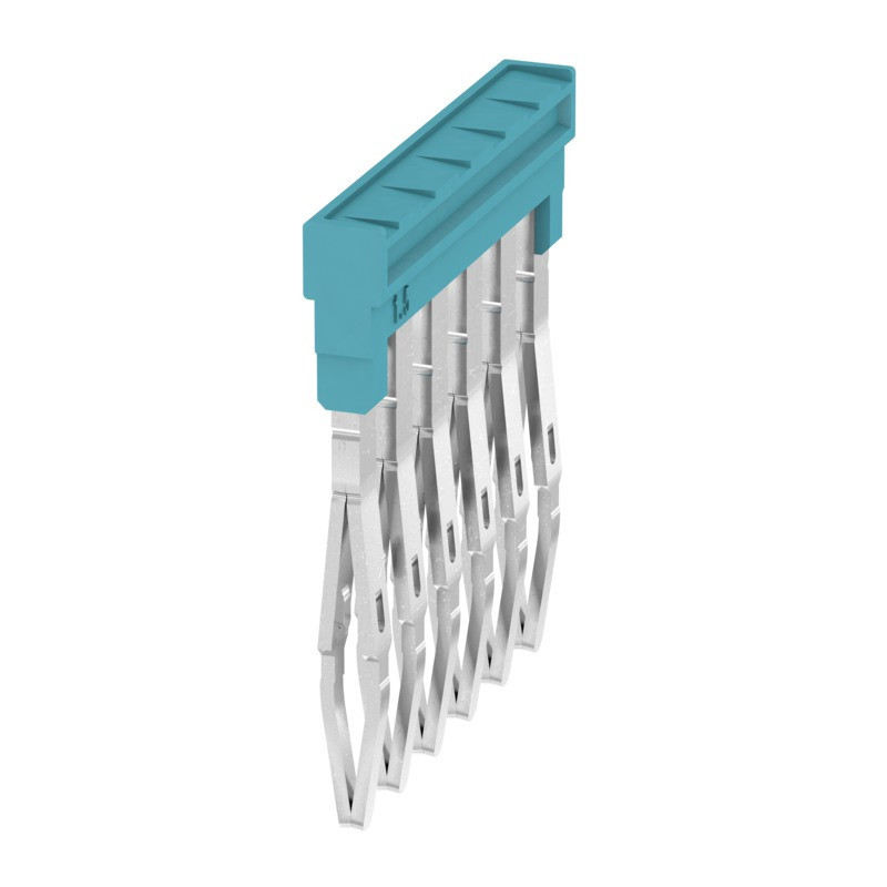 Weidmuller Cross-connector (terminal) plugged no.of poles: 6 pitch in MM: 3. Weidmuller Cross-connector (terminal) plugged no.of poles: 6 pitch in MM: 3.