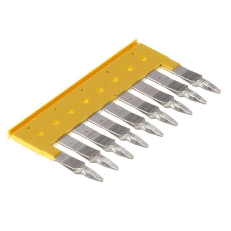 Weidmuller Cross-connector (terminal) plugged no.of poles: 9 pitch in MM: 6.