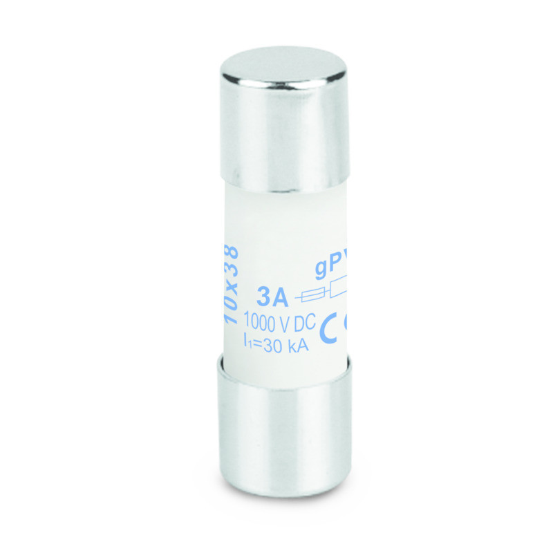 Weidmuller Cylindrical Fuse cartridge, photovoltaics, 1000 , 10 X 38 MM, GPV, 3 A