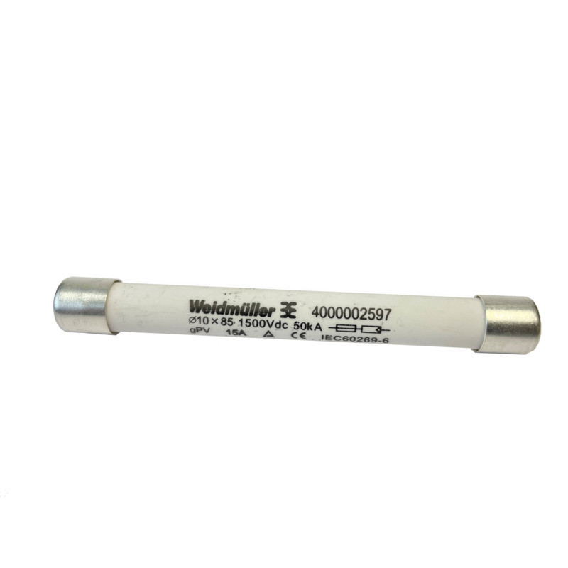 Weidmuller Cylindrical Fuse cartridge, photovoltaics, 1500 , 10 MM X 85 MM, 16 A,