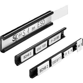 Weidmuller Device marking 4x16.5 MM polyester PVC-free transparent