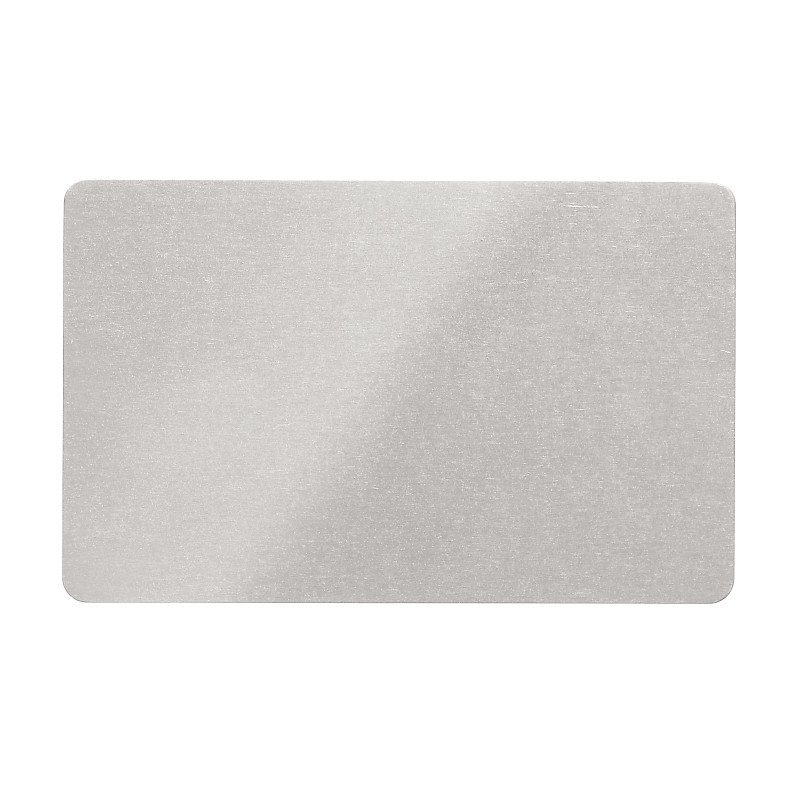 Weidmuller Device marking 85.6x54 MM chrome coated aluminium (al) silver