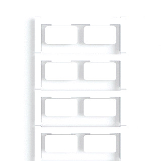 Weidmuller Device marking self-adhesive 15x27 MM polyamide 66 white