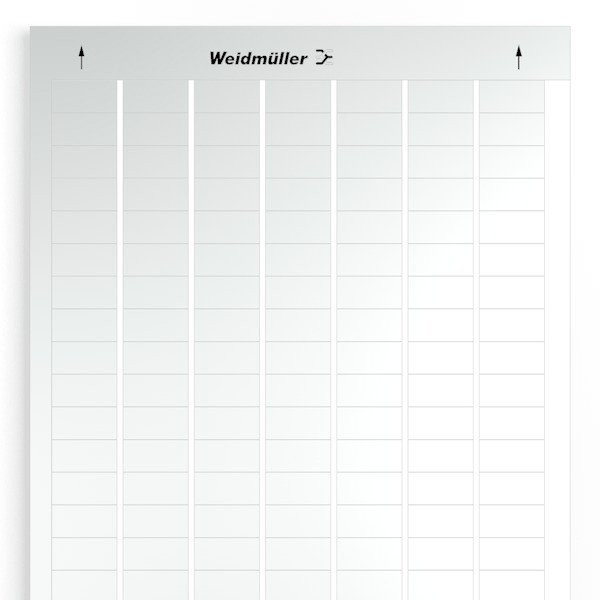 Weidmuller Device marking self-adhesive 25.4x12.7 MM polyester PVC-free si