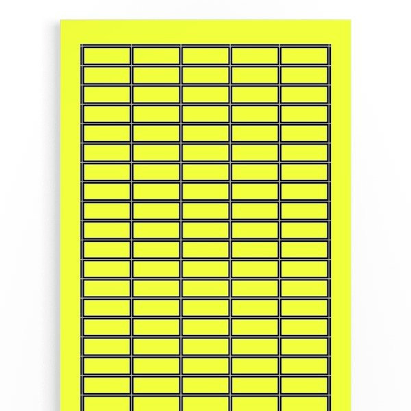 Weidmuller Device marking self-adhesive 28x11 MM neutral acrylic-coated fib