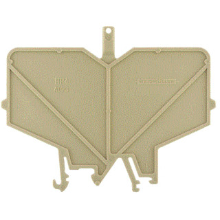 Weidmuller Eindplaat rijgklem HP 4 ad