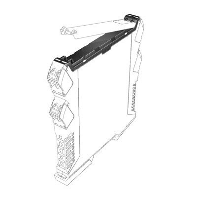 Weidmuller CH20M elektronicabehuizing omnimate voorkant zwart gesloten