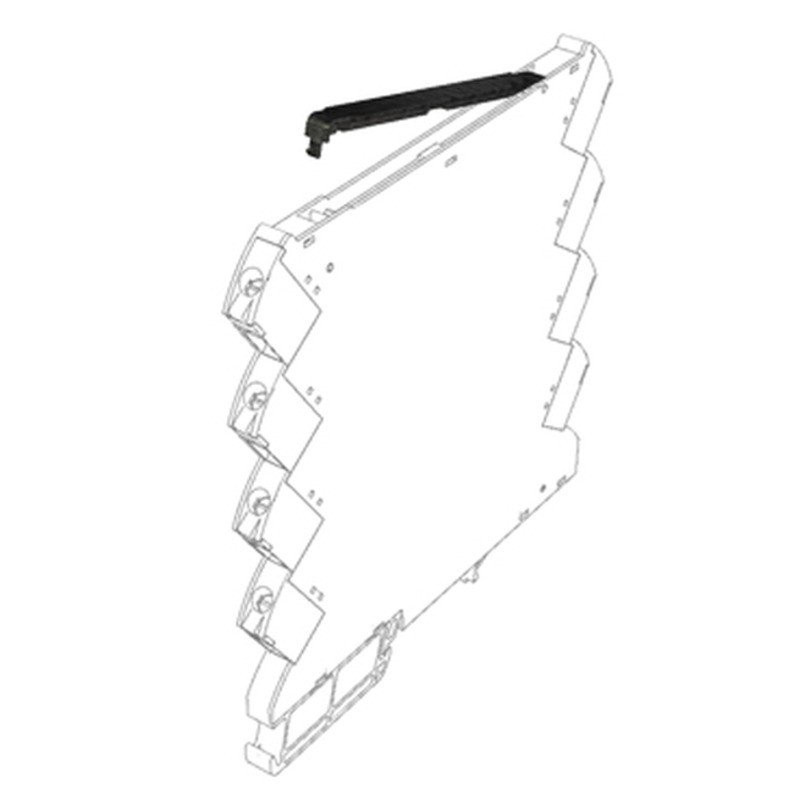 Weidmuller CH20M elektronicabehuizing omnimate transparant gesloten