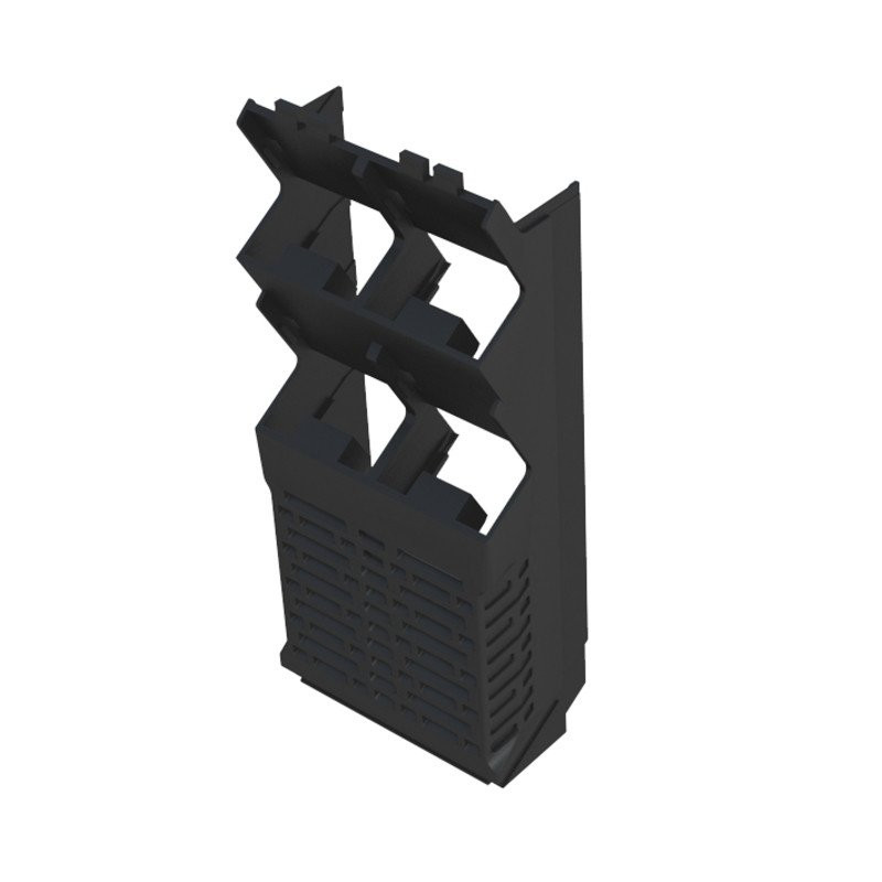 Weidmuller CH20M elektronicabehuizing omnimate transparant grijs gesloten