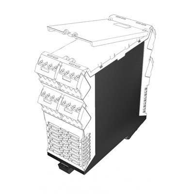 Weidmuller CH20M elektronicabehuizing omnimate basis grijs gesloten