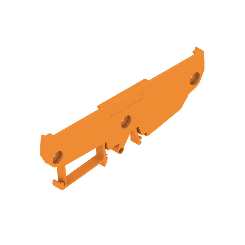 Weidmuller End Plate (profile housing), width: 6.4 , ip00, pa 66, orange