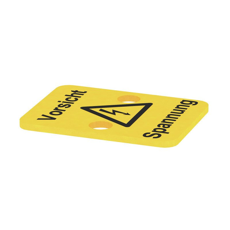 Weidmuller End plate (terminal) end and intermediate plate 24 MMX18 MM yello