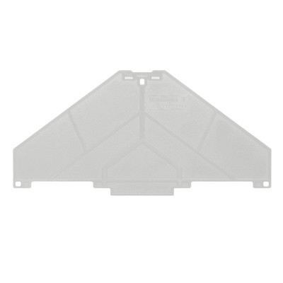 Weidmuller End plate (terminal) end plate 12 MMX3 MM grey