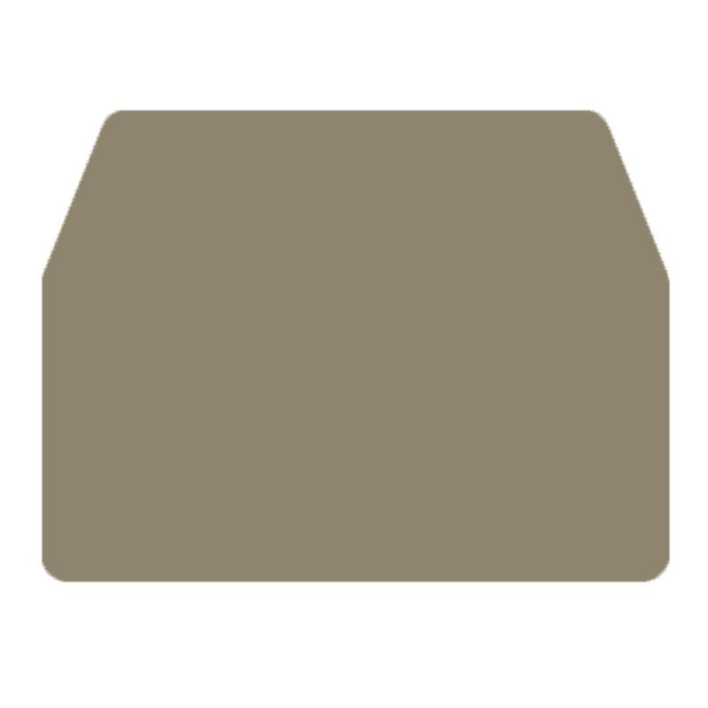 Weidmuller End plate (terminal) end plate 24.5 MMX1.5 MM dark beige