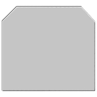Weidmuller End plate (terminal) end plate 5 MMX1.5 MM beige