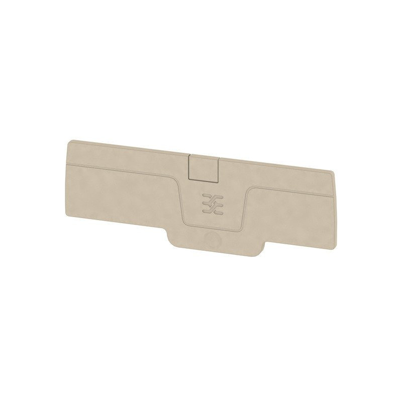 Weidmuller End plate (terminal) end plate 84.65 MMX2.1 MM dark beige