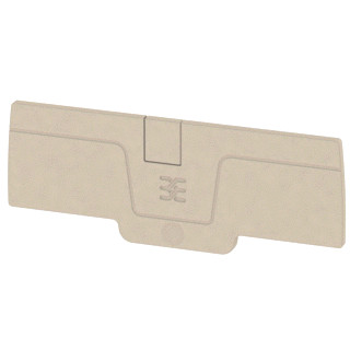 Weidmuller End plate (terminal) end plate 85.8 MMX2.1 MM dark beige