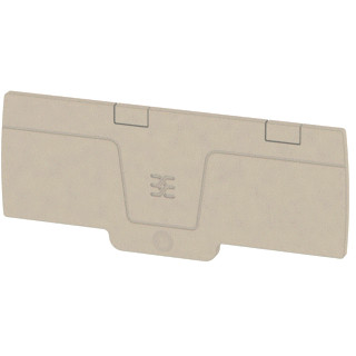 Weidmuller End plate (terminal) end plate 94.7 MMX2.4 MM dark beige
