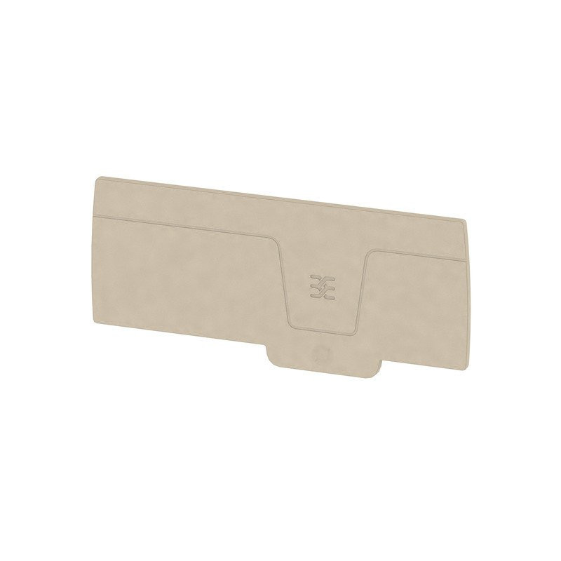 Weidmuller End plate (terminals) 100.23 MMX2.1 MM dark beige