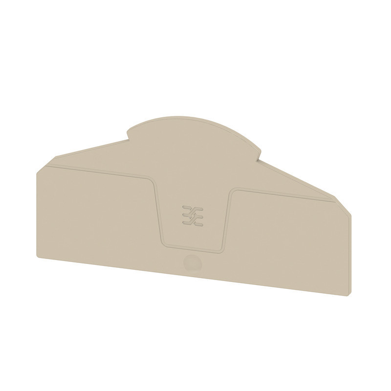 Weidmuller A-series End Plate for terminals, dark beige, height: 100 MM, width: 2.1 MM, V-