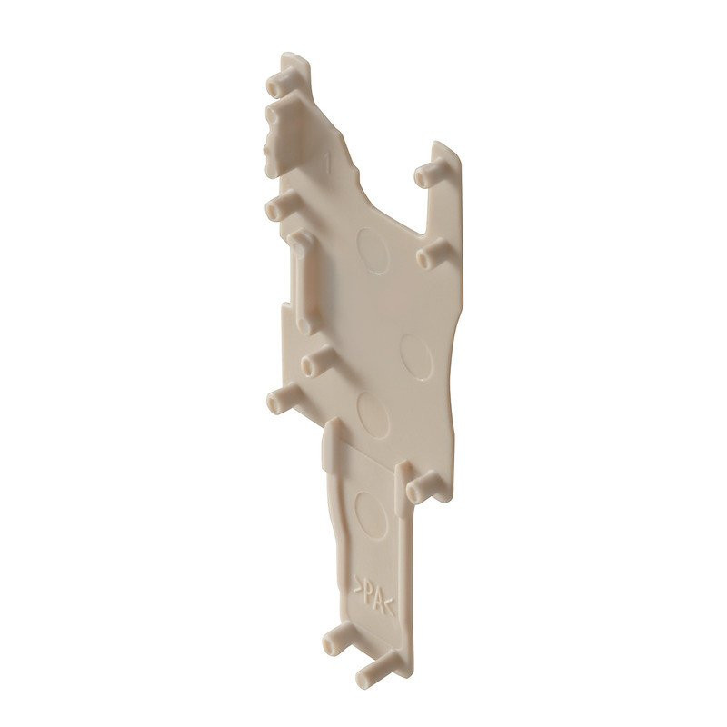 Weidmuller End plate (terminals) 16.5 MMX0.55 MM dark beige