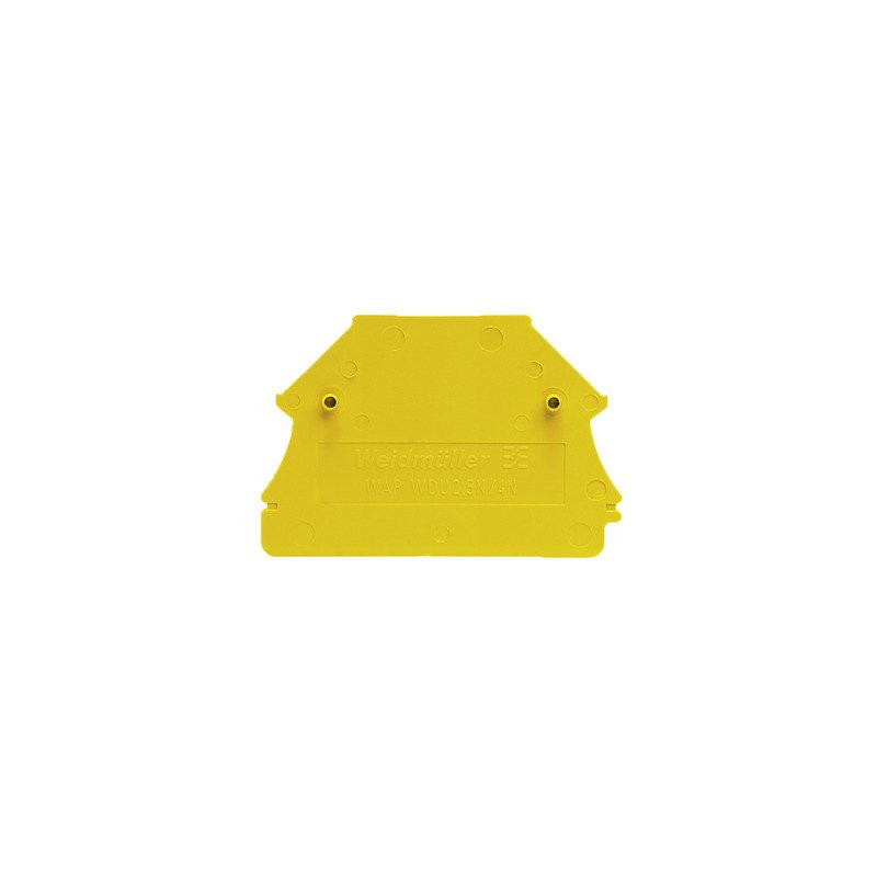 Weidmuller End plate (terminals) 44 MMX1.5 MM yellow