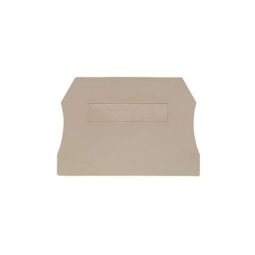 Weidmuller End plate (terminals) 55 MMX2 MM dark beige
