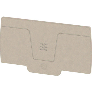 Weidmuller End plate (terminals) 80.65 MMX2.35 MM dark beige