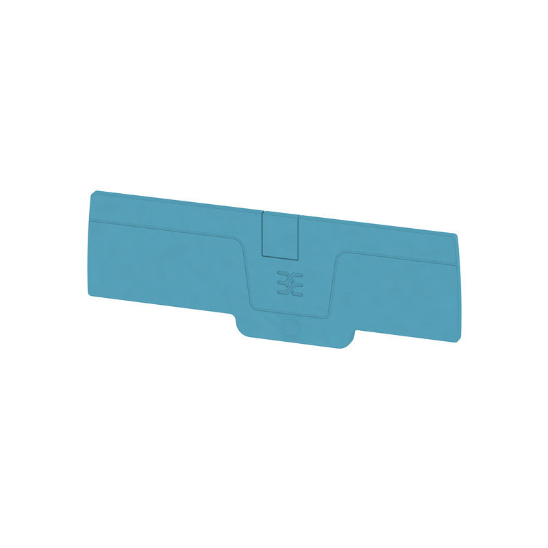 Weidmuller A-series End Plate for terminals, blue, height: 95.9 MM, width: 2.1 MM, V-0, we