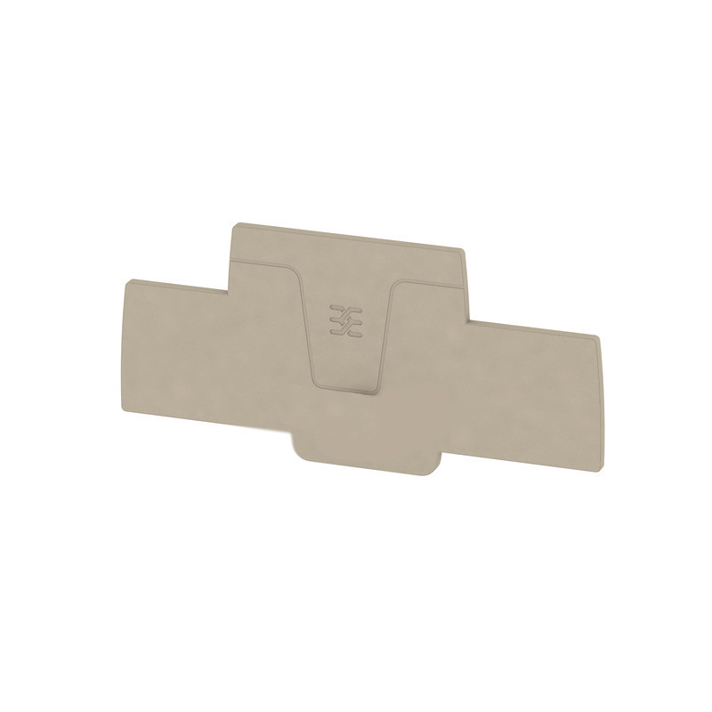 Weidmuller A-series End Plate for terminals, dark beige, height: 98.5 MM, width: 2.1 MM, V