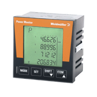 Weidmuller Power monitor energy meter apparent power effective power reactive power power F