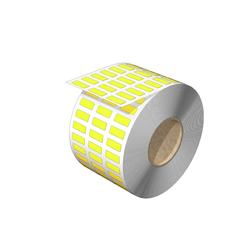 Weidmuller ESG Device Marking, width: 15 MM, polyester, yellow, operating temperature