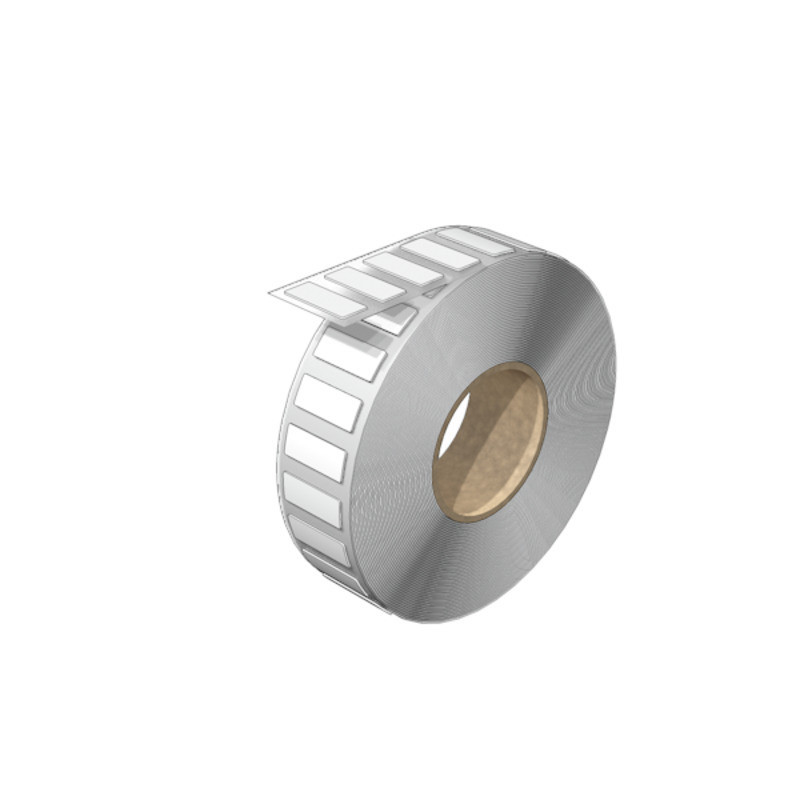 Weidmuller ESG Device Marking, width: 20 MM, polyester, white, operating temperature