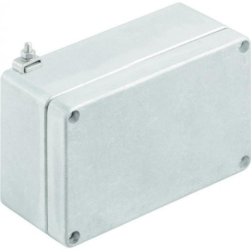 Weidmuller Ex metal housing 125x80x57 MM untreated flange plate: no M4 to