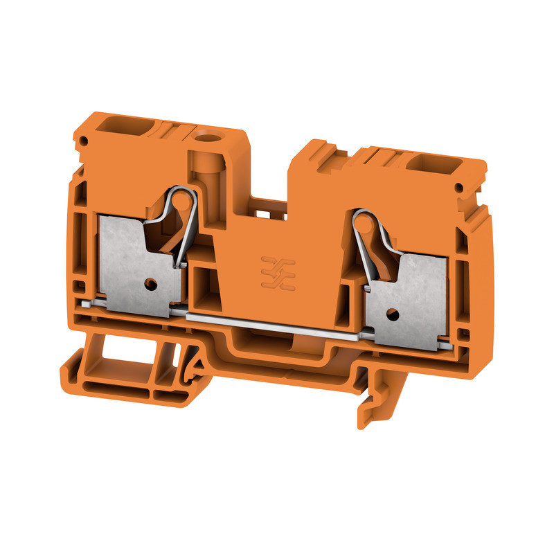 Weidmuller A-series Feed-Through terminal block, push in, orange, 10 MM², 57 A, 1000 V, nu