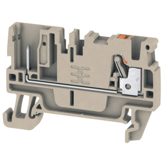 Weidmuller A-serie verbindingsrijgklem 0,5-2,5MM² eendr. 0,5-2,5MM² meerdr. beige