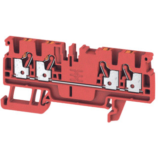 Weidmuller A-serie verbindingsrijgklem 0,5-2,5MM² eendr. 0,5-2,5MM² meerdr. rood