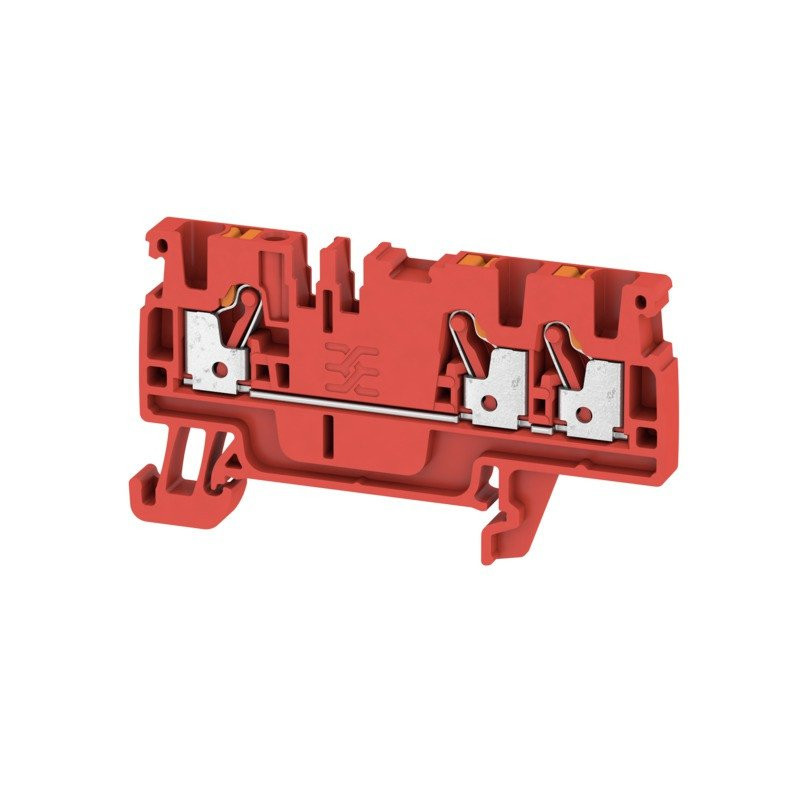 Weidmuller A-serie verbindingsrijgklem 0,5-2,5MM² eendr. 0,5-2,5MM² meerdr. rood Weidmuller A-serie verbindingsrijgklem 0,5-2,5MM² eendr. 0,5-2,5MM² meerdr. rood