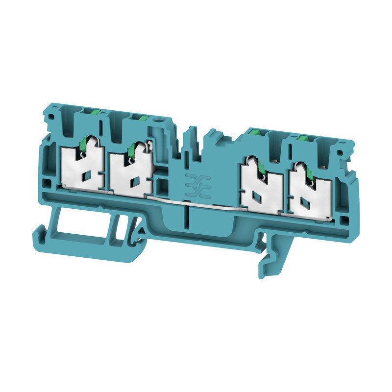 Weidmuller S-Series Feed-Through terminal block, snap in, blue, 2.5 MM², 24 A, 800 V, numb