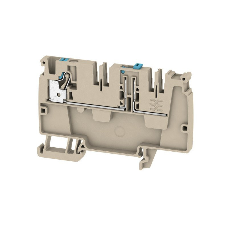 Weidmuller A-serie verbindingsrijgklem 0,5-4MM² eendr. 0,5-4MM² meerdr. beige