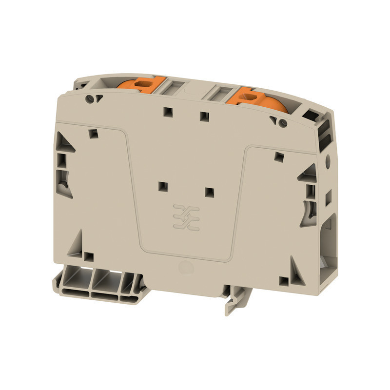 Weidmuller A-series Feed-Through terminal block, push in, dark beige, 50 MM², 150 A, 1000