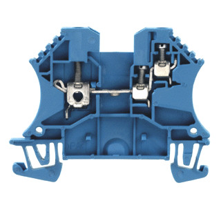 Weidmuller W-serie verbindingsrijgklem 0,5-4MM² eendr. 1,5-4MM² meerdr. blauw